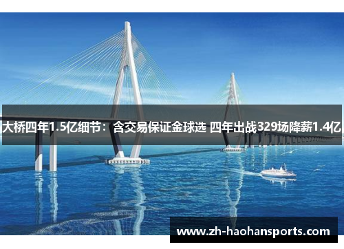 大桥四年1.5亿细节：含交易保证金球选 四年出战329场降薪1.4亿